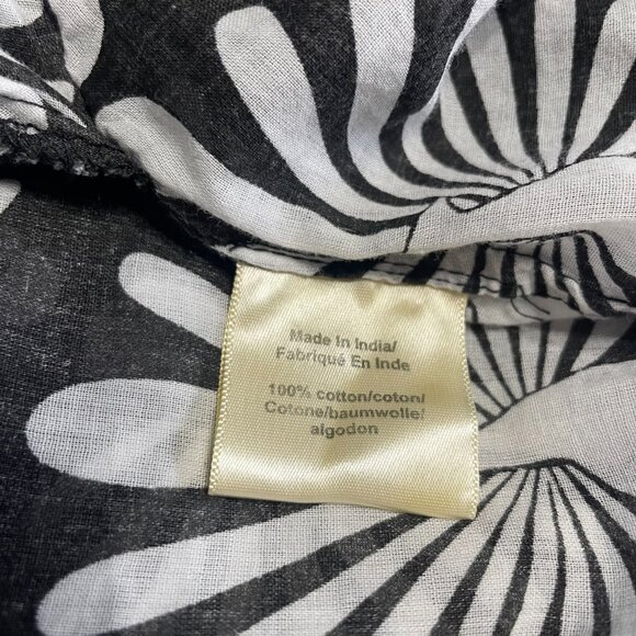 Anthropologie Porridge NWOT Printed Sleeveless Tunic Top XS - Black & White Boho - Picture 8 of 8